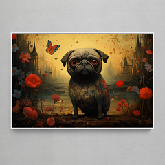 Quadro Decorativo Pug - Bosch Style - comprar online