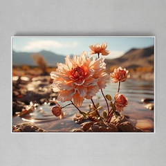 Quadro Decorativo Flor Rochosa - comprar online