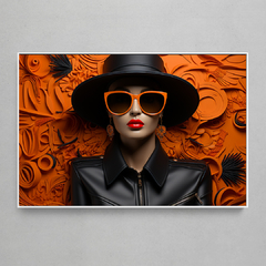 Quadro Decorativo Model Fashion Plastic - comprar online