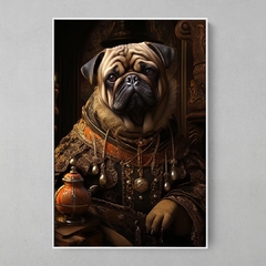 Quadro Decorativo Pug Portrait - comprar online