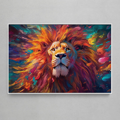 Quadro Decorativo Lion Abstract - comprar online