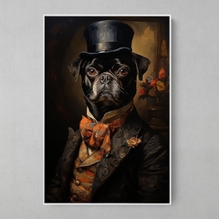 Quadro Decorativo Pug Retrato