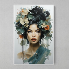 Quadro Decorativo Flowers Woman - comprar online