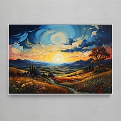 Quadro Decorativo Paisagem - Estilo Van Gogh - comprar online