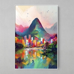 Quadro Decorativo Rio de Janeiro Colorido - Ellquadros 