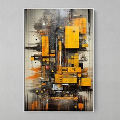 Quadro Decorativo Collage Abstract Yellow Tones - comprar online