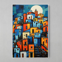 Quadro Decorativo Comunidade Rio de Janeiro Romero Britto - comprar online