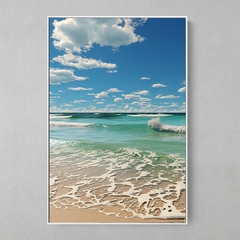 Quadro Areia Mar e Céu Azul