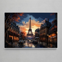 Quadro Decorativo Paris - Estilo Van Gogh - comprar online