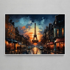 Quadro Decorativo Paris Torre Eiffel - Estilo Picasso - comprar online