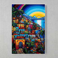 Quadro Decorativo Rio de Janeiro Solar Romero Britto