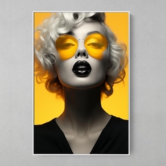 Quadro Marilyn Monroe Yellow Glasses na internet