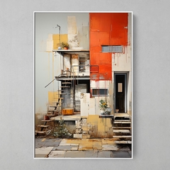 Casa inacabada - estilo Robert Rauschenberg na internet