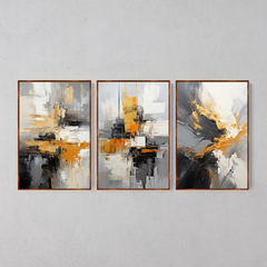 Conjunto 3 Quadros Pintura Digital - loja online