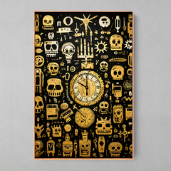 Quadro Decorativo Symbols Blackyellow - loja online