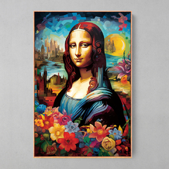 Quadro Decorativo Monalisa Pollock - Ellquadros 