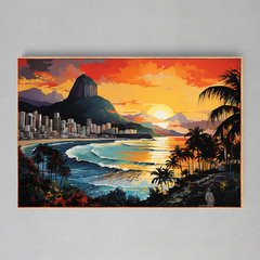 Quadro Decorativo Rio de Janeiro Surf Music - comprar online