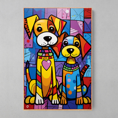 Quadro Decorativo Dogs Romero iBritto - Ellquadros 