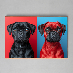 Quadro Decorativo Dogs - Ellquadros 