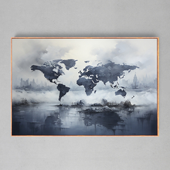 Quadro Decorativo Lost Map - Ellquadros 