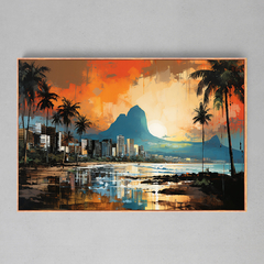 Quadro Decorativo Rio de Janeiro Pintura - comprar online