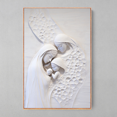 Quadro Decorativo People Plaster Art - Ellquadros 