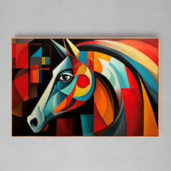 Quadro Decorativo Picasso Horse - Ellquadros 