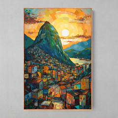 Quadrinho Decorativo Rio de Janeiro Solar - Ellquadros 