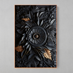 Quadro Decorativo Floral Symbol - Ellquadros 