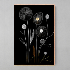 Quadro Decorativo Flor de Linha - loja online