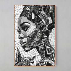 Quadro Decorativo Cansaço Fragmentado - comprar online