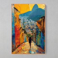 Quadro Decorativo Rio de Janeiro do Alto do Morro - comprar online