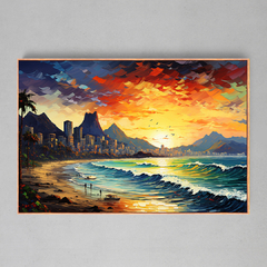 Quadro Decorativo Orla Carioca - comprar online