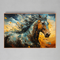 Quadro Decorativo Van Gogh Horse - Ellquadros 