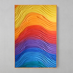 Quadro Decorativo Rainbow Plaster - comprar online