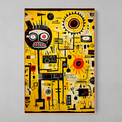 Quadro Decorativo Yellow Symbols - Ellquadros 