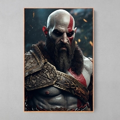 Quadro Kratos God of War - Ellquadros 