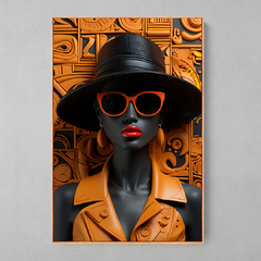 Quadro Decorativo Fashion Plastic  3D