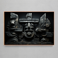 Quadro Decorativo Escultura Antiga - loja online