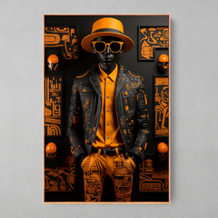 Quadro Decorativo Man Fashion Plastificado - Ellquadros 