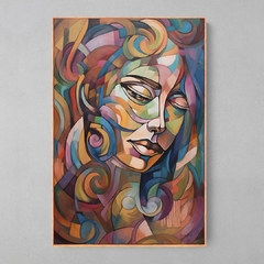 Imagem do Quadro Geometric Abstract Woman