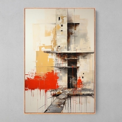 Quadro Decorativo Casa - estilo Robert Rauschenberg - loja online