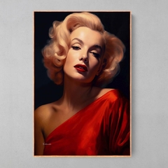 Quadro Marilyn Monroe Red - Ellquadros 