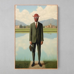 Homem Aranha - René Magritte l - Ellquadros 