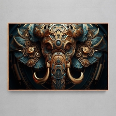 Quadro Decorativo Elefante Mecânico - Ellquadros 