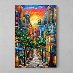 Quadro Rua Rio de Janeiro Romero Britto - Ellquadros 