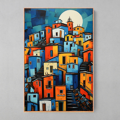 Quadro Decorativo Comunidade Rio de Janeiro Romero Britto - Ellquadros 