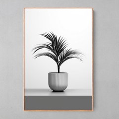 Quadro Vaso de Planta Preto/branco - loja online