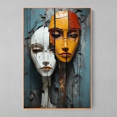 Quadro Two Faces Teatral - loja online