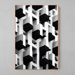 Quadro Cubes - Ellquadros 